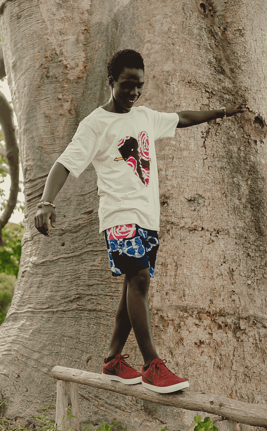 Patchwork Cargo Shorts